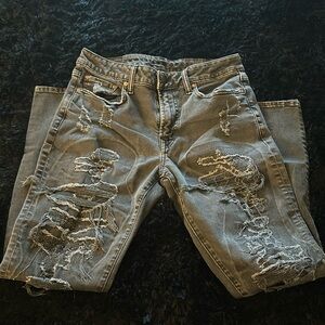 Men’s Grey American Eagle Skinny Jeans